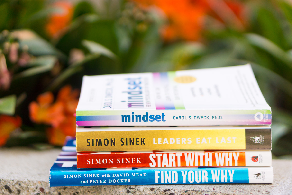 Top 5 Books for Leadership | Professional Development | Personal Development | Marie Kondo KonMari Consultant trainee and healthcare| declutter for mental physical health KonMari philosophy | medical student gift idea | pharmacy student gift idea | nursing student gift idea | Simon Sinek Start with Why Find your Why | Leaders Eat Last | Angela Duckworth Grit book in healthcare schools education | Mindset Carol Dweck book | Pharmacy Blog